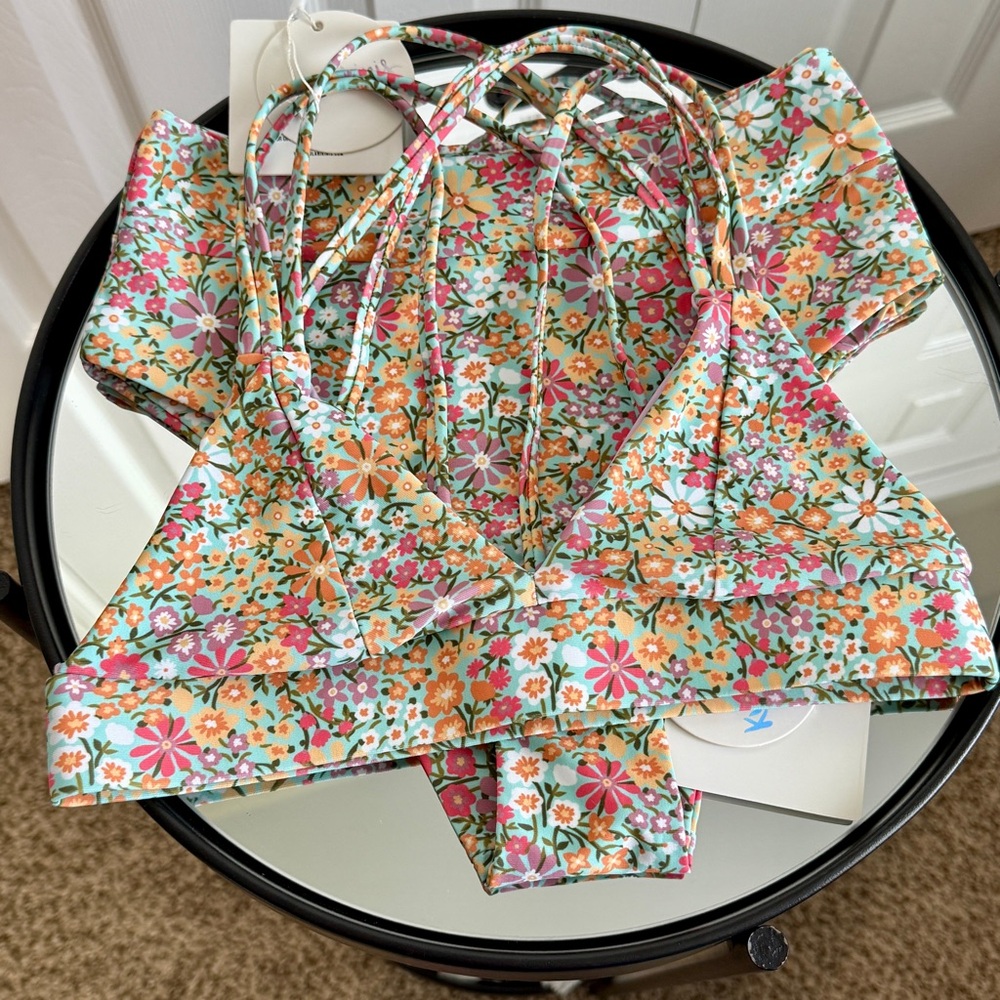 Kulani Kinis Zali Floral High Waist Bikini - Picture 6 of 16